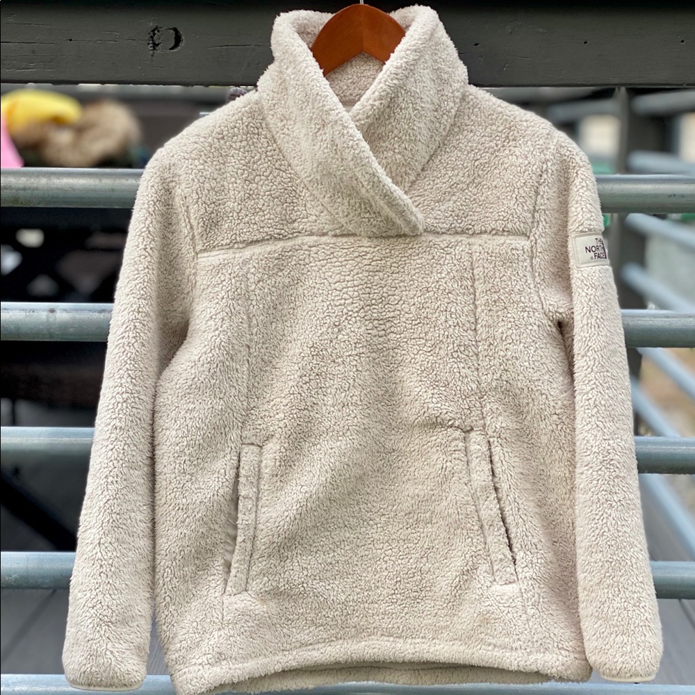The north face Sherpa wool campshire pullover